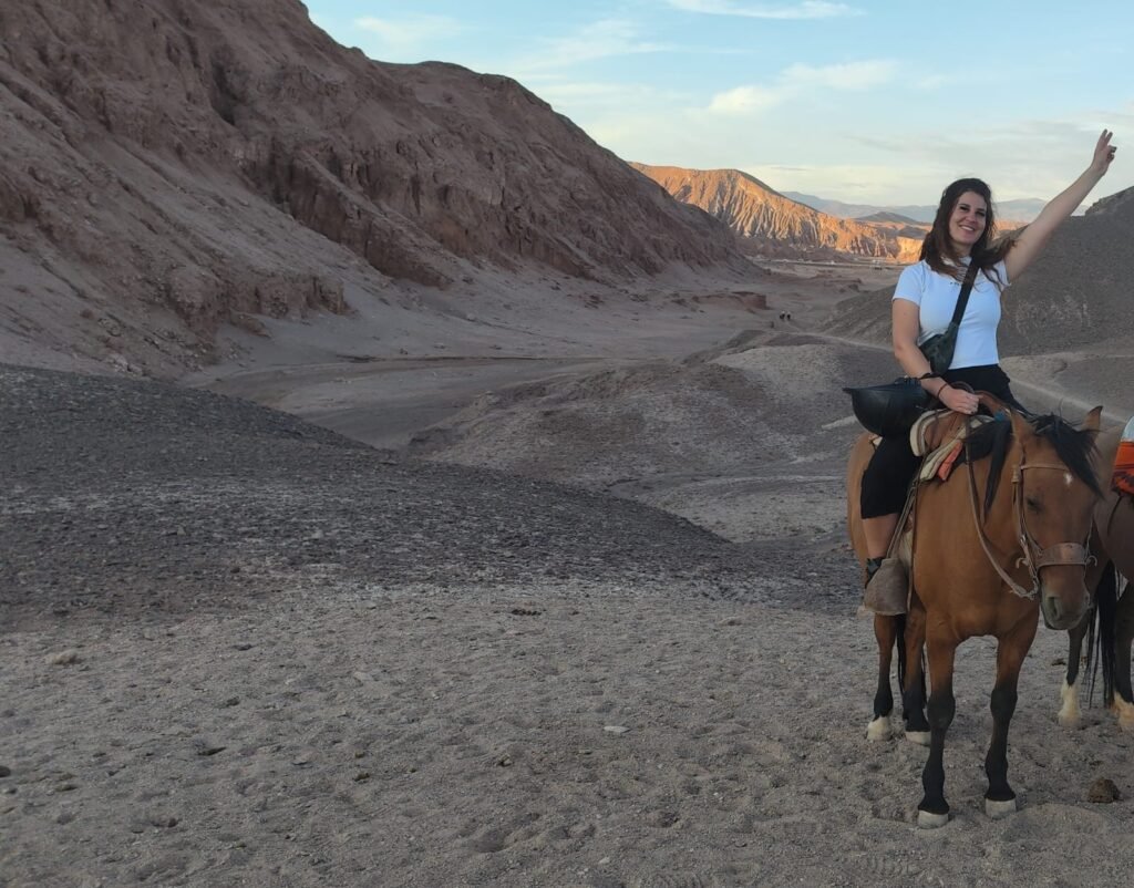 Horseback riding in the Desert