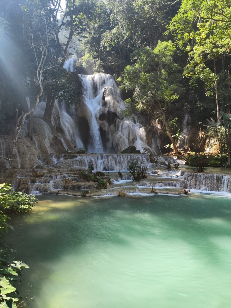 Kuang si waterfall