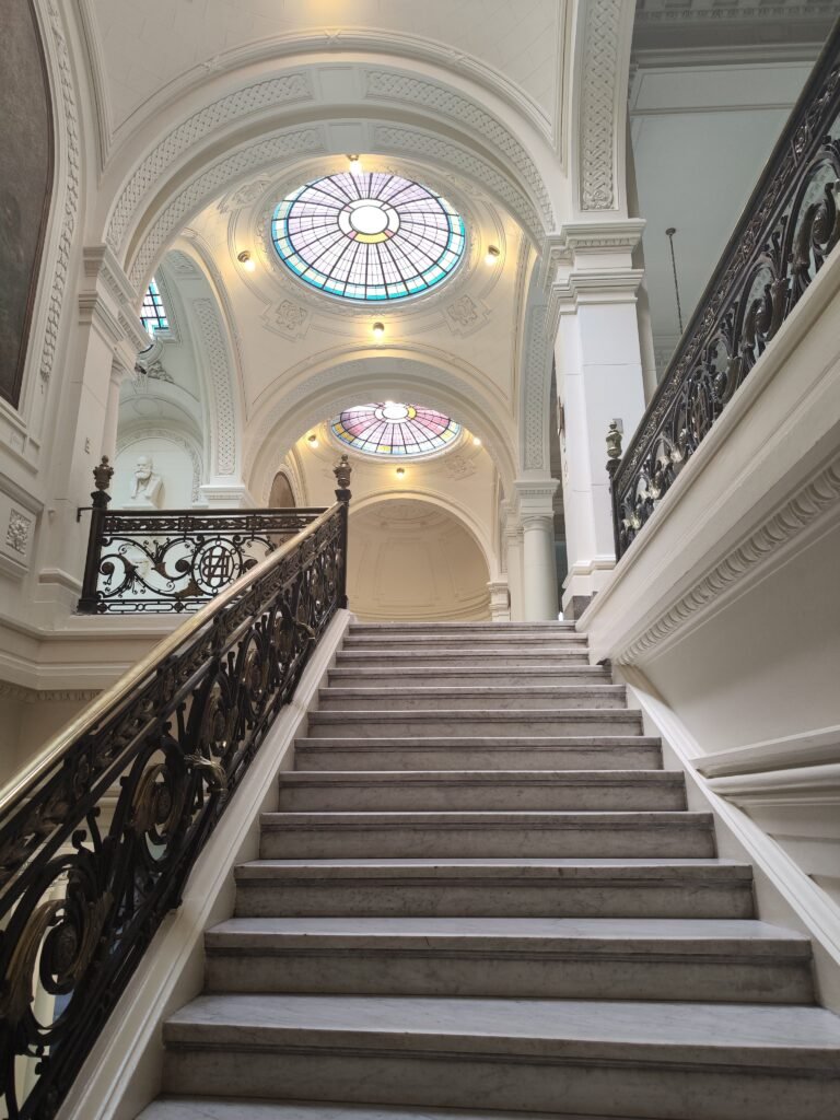 National Library in Santiago de Chile stairs