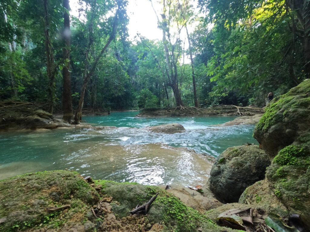 Tad sae waterfalls view